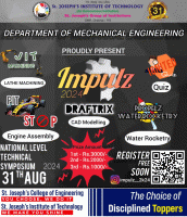IMPULZ 2K24 Mechanical Engineering Symposium Poster